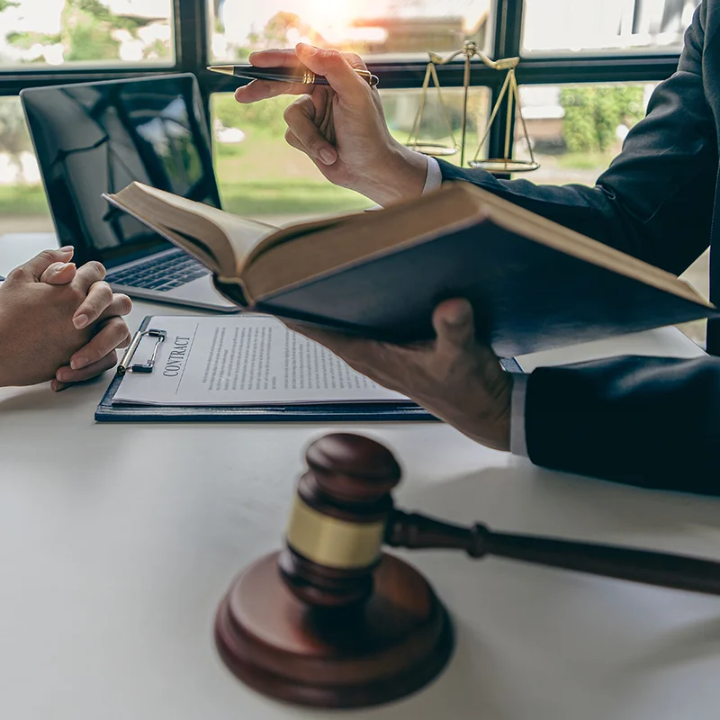 Attorneys Discussing Case